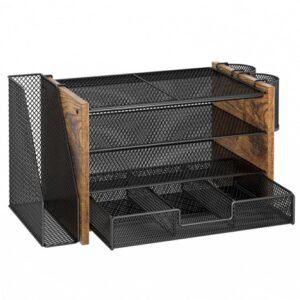Wooden Desk Organiser