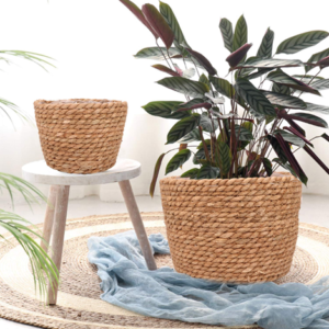 Woven Seagrass Basket Planter