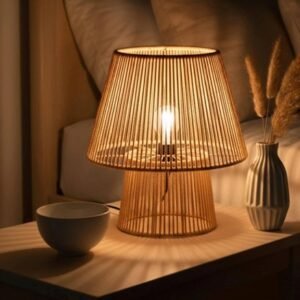 Rattan Table Lamp